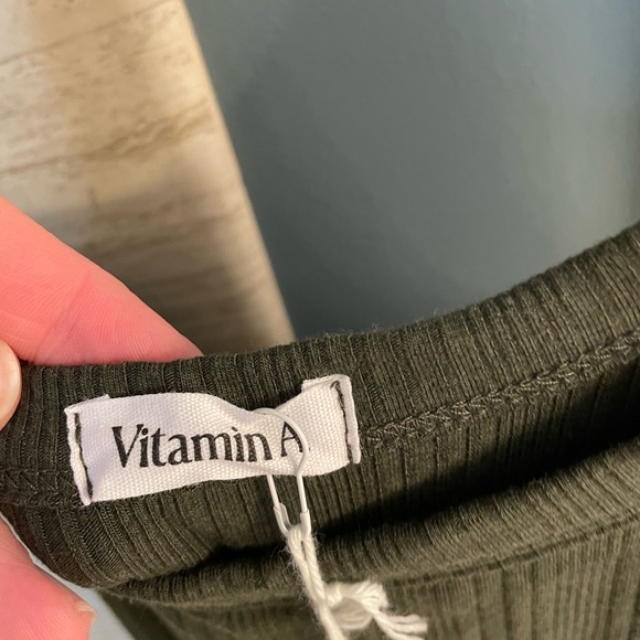 Vitamin A West Organic Rib Tank Midi Dress - Picture 6 of 6